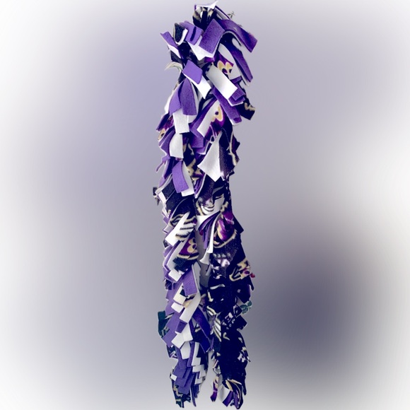 🐦‍⬛ Handmade Baltimore Ravens Scarf One of a Kind EUC - Picture 3 of 10